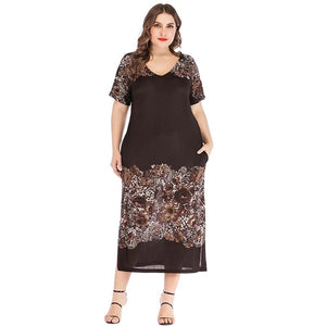 Floral Print Vintage Dress - ActiveFitWear